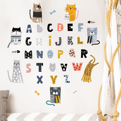 Autocollant Alphabet Rigolo Tresor Otaku
