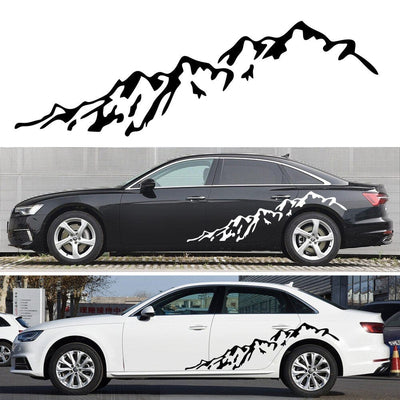 Autocollant Voiture Montagne Tresor Otaku