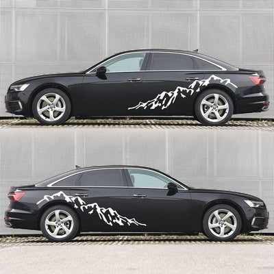 Autocollant Voiture Montagne Tresor Otaku