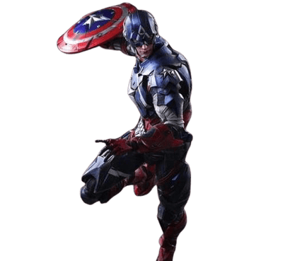 Avengers Captain America Figurine Titan 30 cm Tresor Otaku