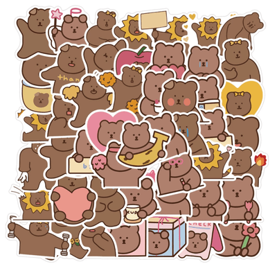 Bundle Kawaii 6 Packs <br> (300 Stickers) Tresor Otaku