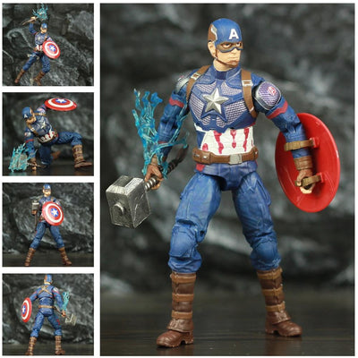 Figurine Captain America avec Marteau de Thor Tresor Otaku