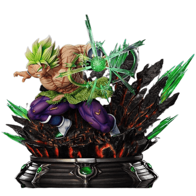 Figurine Collector en Resine Broly Omega Blaster 0 Tresor Otaku
