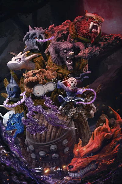 Figurine Collector en Résine Obito Jinchuriki Tresor Otaku
