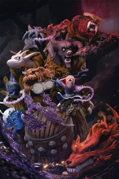 Figurine Collector en Résine Obito Jinchuriki Tresor Otaku