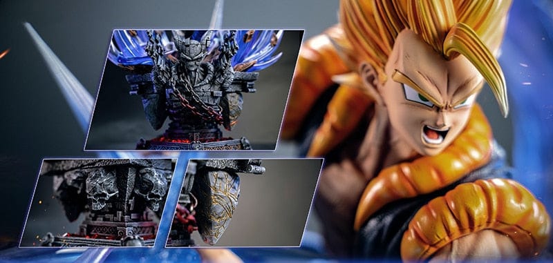 Figurine Collector en Resine Sangoku Kamehameha Tresor Otaku