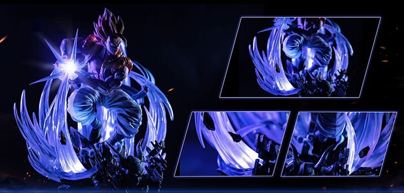 Figurine Collector en Resine Sangoku Kamehameha Tresor Otaku