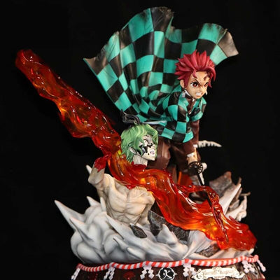 Figurine Collector en Resine Tanjiro vs Gyutaro 0 Tresor Otaku