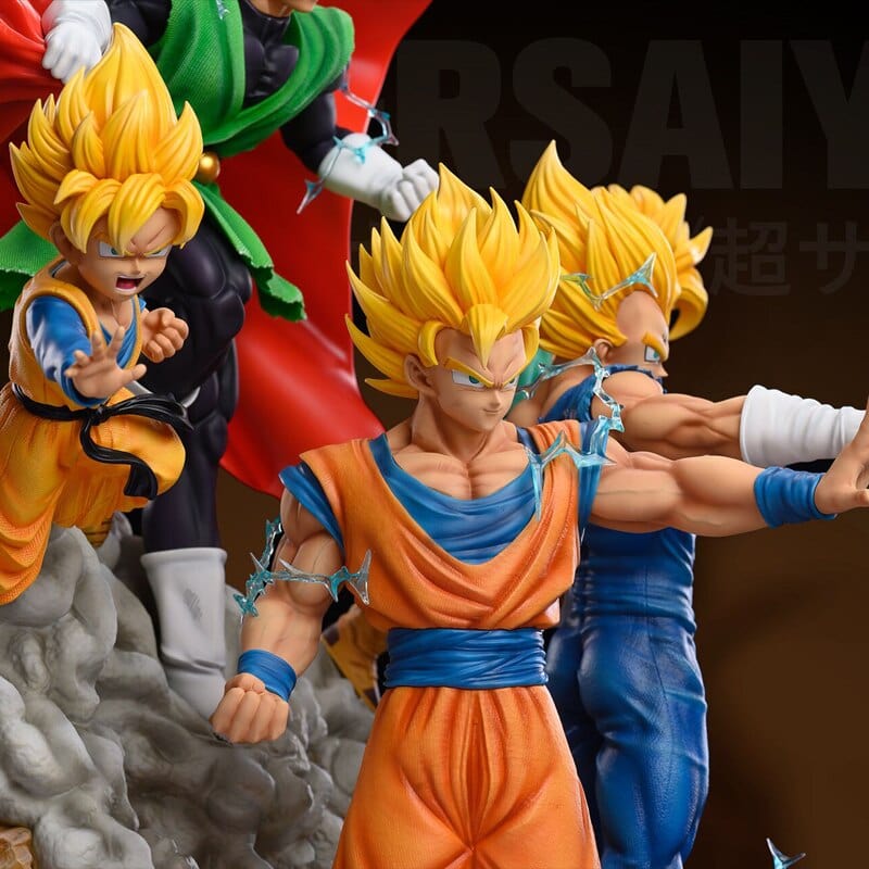 Figurine Collector en Résine Union des Saiyans 0 Tresor Otaku