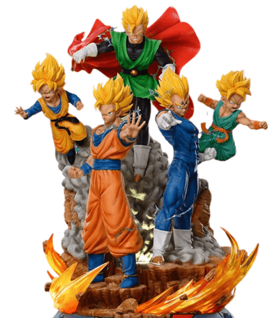 Figurine Collector en Résine Union des Saiyans 0 Tresor Otaku