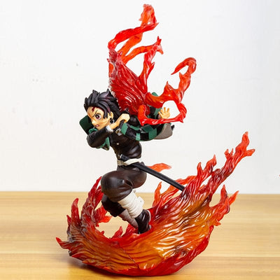 Figurine Demon Slayer Tanjiro Danse du Dieu du Feu Tresor Otaku
