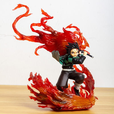Figurine Demon Slayer Tanjiro Danse du Dieu du Feu Tresor Otaku