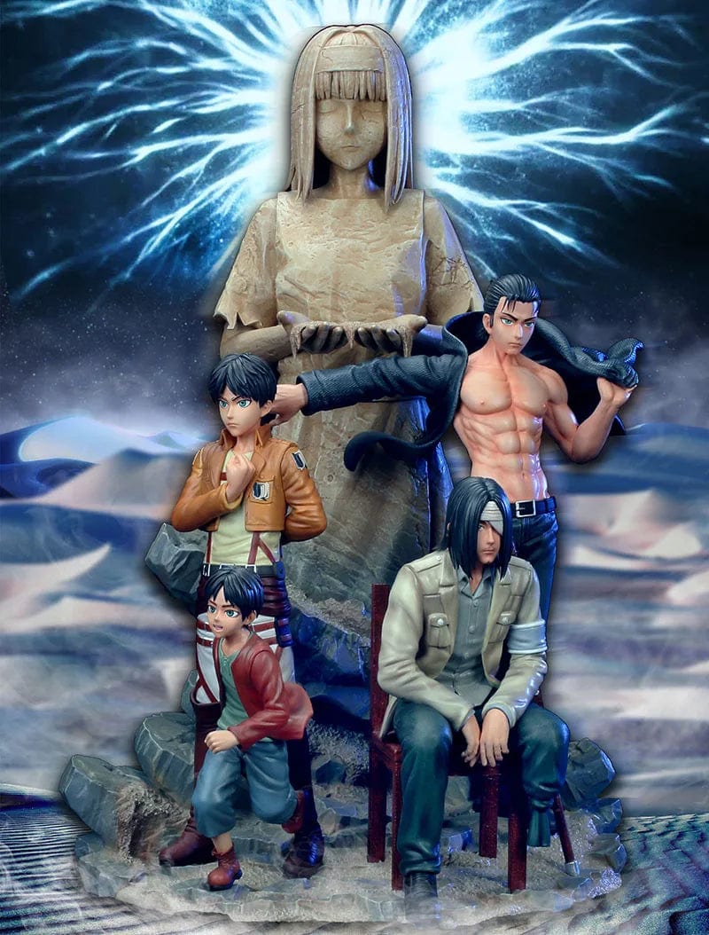 Figurine Édition Limitée en Resine Eren Ymir Tresor Otaku