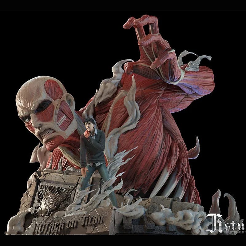 Figurine Édition Limitée en Resine Titan Colossal Tresor Otaku