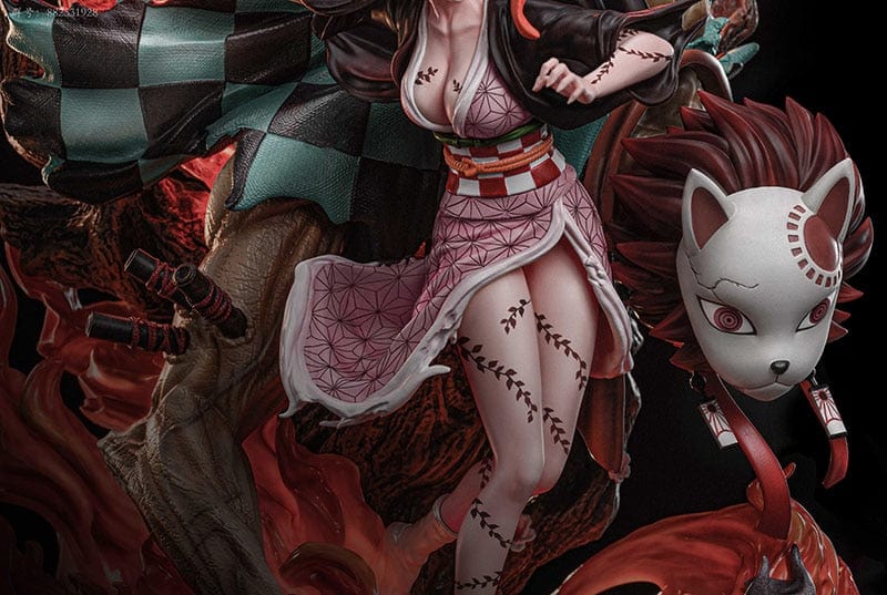 Figurine Lumineuse Collector en Resine Nezuko 0 Tresor Otaku
