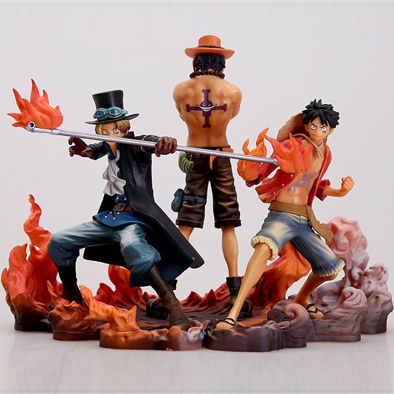 Figurine One Piece Luffy Ace Sabo Tresor Otaku