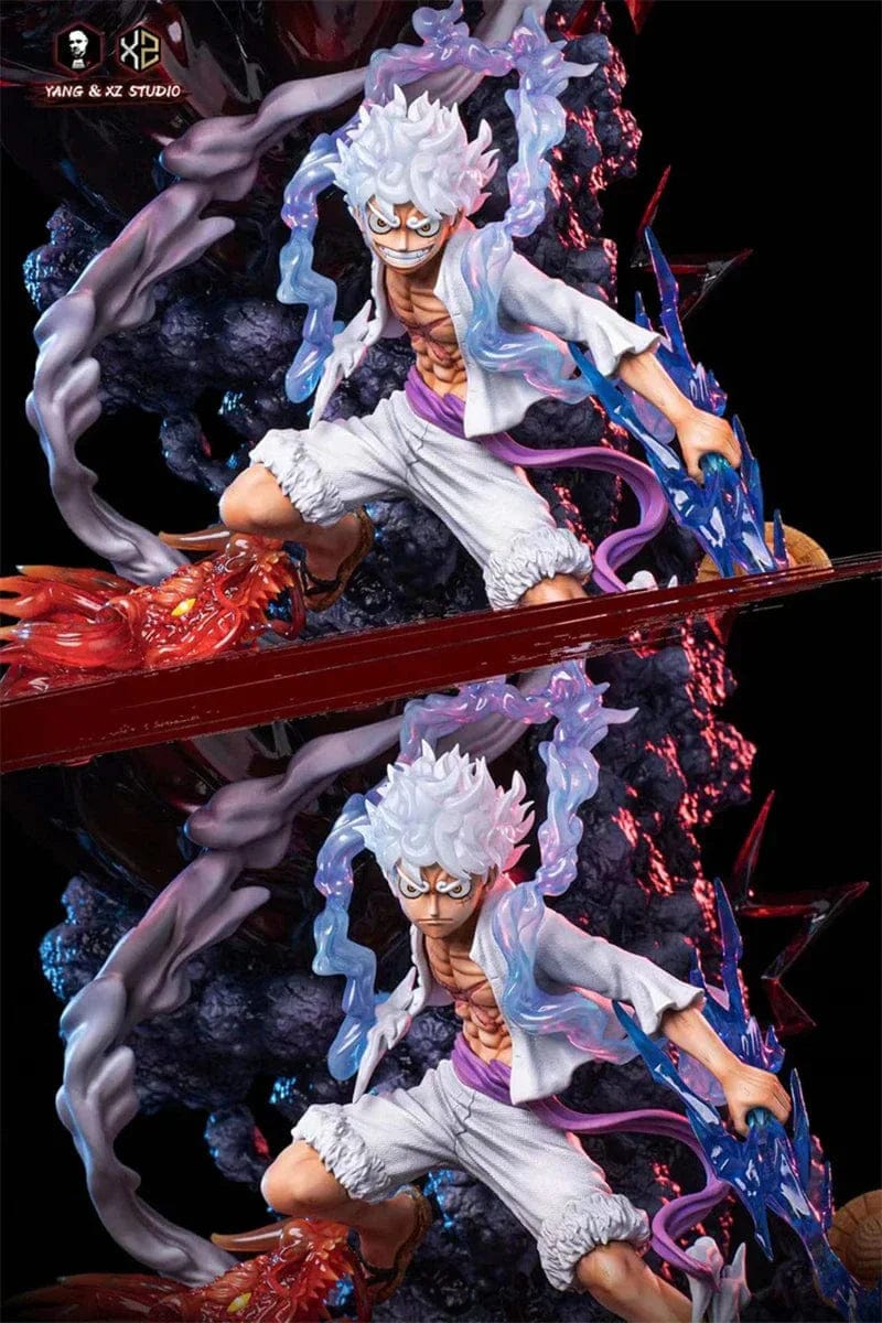 Figurine One Piece Luffy Gear 5 en Résine Tresor Otaku