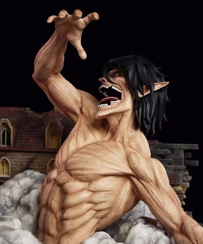 Figurine SNK Collector en Resine Titan Assaillant vs Titan Féminin 0 Tresor Otaku