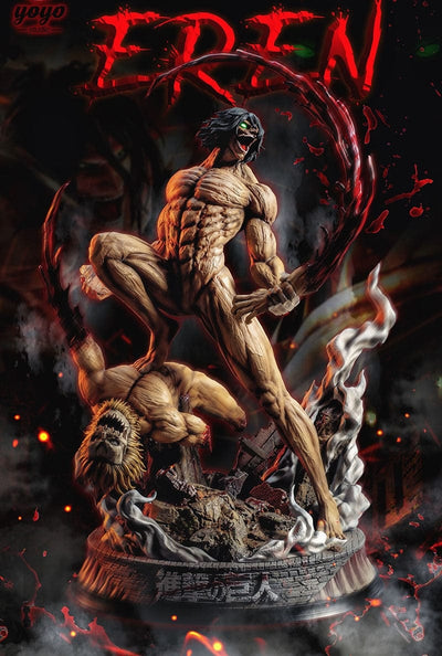 Figurine SNK Collector en Resine Titan Assaillant vs Titan Mâchoire 0 Tresor Otaku