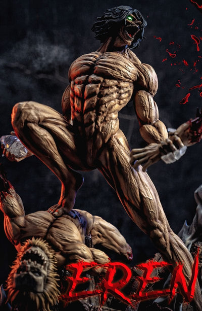 Figurine SNK Collector en Resine Titan Assaillant vs Titan Mâchoire 0 Tresor Otaku