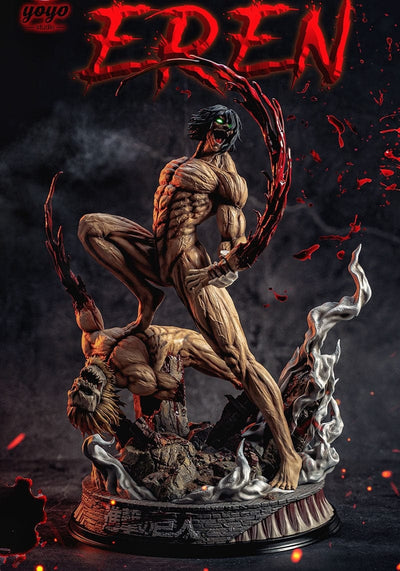 Figurine SNK Collector en Resine Titan Assaillant vs Titan Mâchoire 0 Tresor Otaku