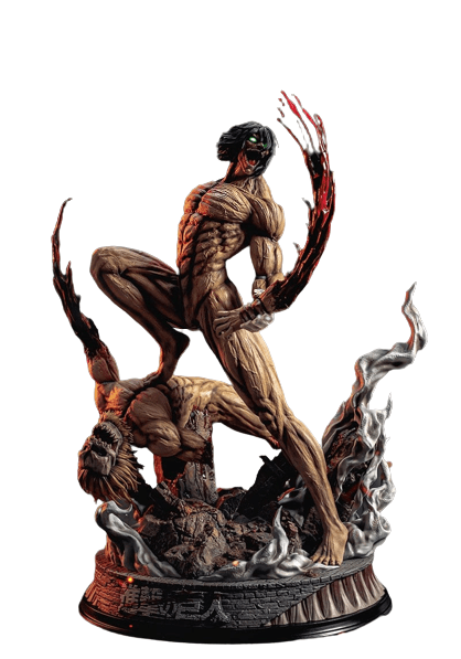 Figurine SNK Collector en Resine Titan Assaillant vs Titan Mâchoire 0 Tresor Otaku