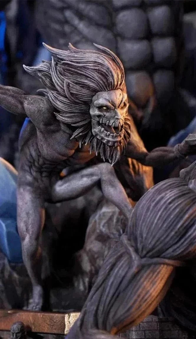 Figurine SNK en Résine Eren 9 Titans Primordiaux Tresor Otaku