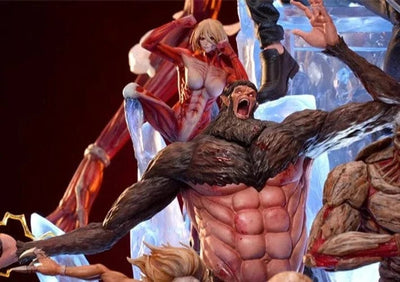 Figurine SNK en Résine Eren 9 Titans Primordiaux Tresor Otaku