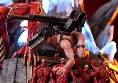 Figurine SNK en Résine Eren 9 Titans Primordiaux Tresor Otaku