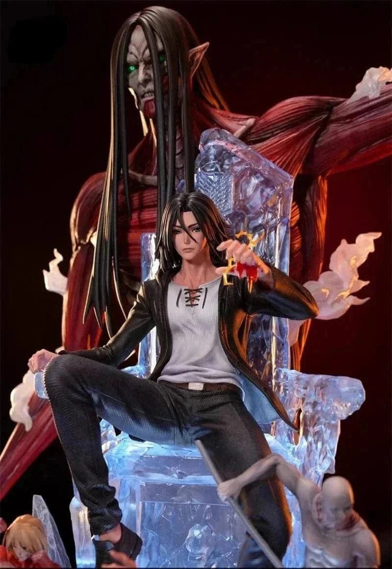 Figurine SNK en Résine Eren 9 Titans Primordiaux Tresor Otaku