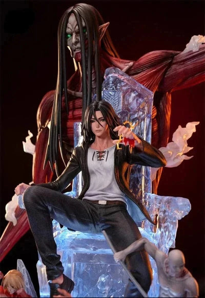 Figurine SNK en Résine Eren 9 Titans Primordiaux Tresor Otaku