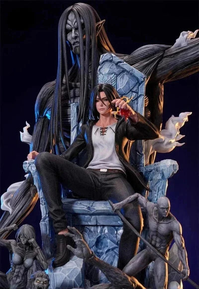 Figurine SNK en Résine Eren 9 Titans Primordiaux Tresor Otaku