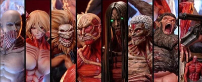 Figurine SNK en Résine Eren 9 Titans Primordiaux Tresor Otaku