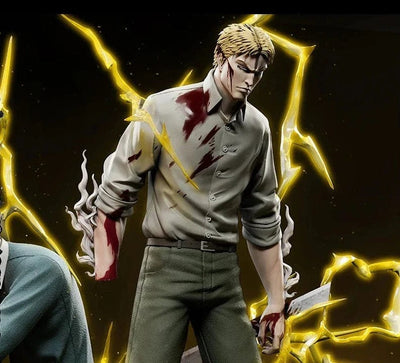 Figurine SNK en Résine Reiner et Bertolt Tresor Otaku