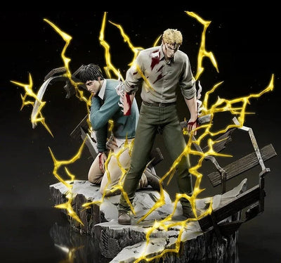 Figurine SNK en Résine Reiner et Bertolt Tresor Otaku