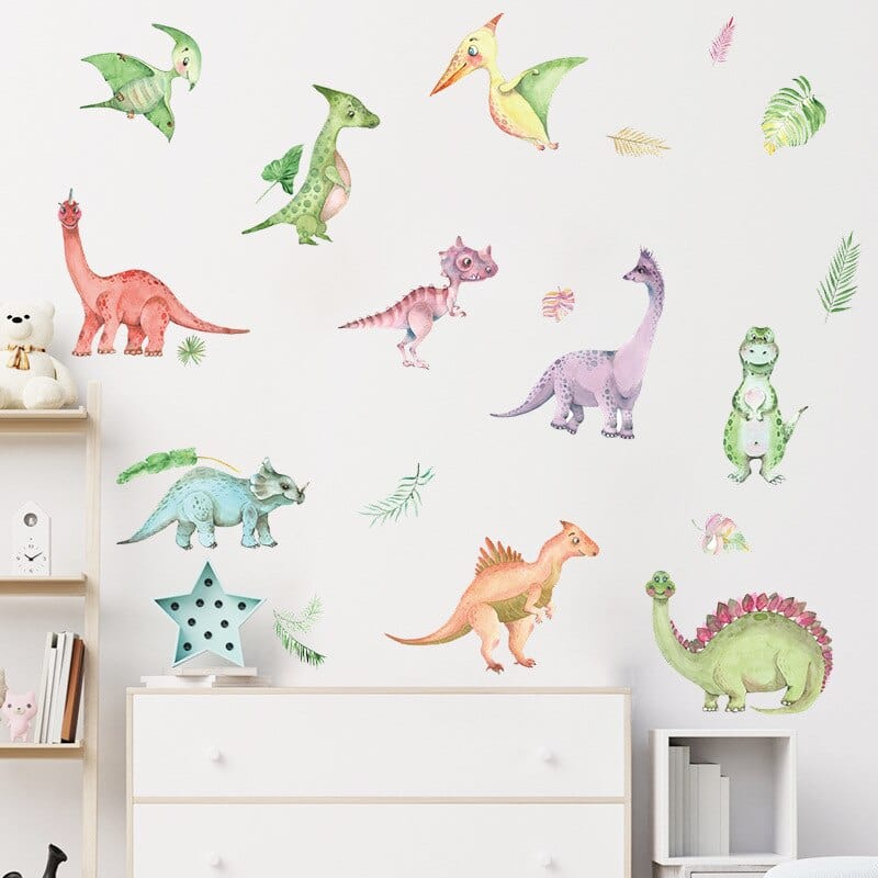 Grand Stickers Dinosaure Chambre Bébé Tresor Otaku