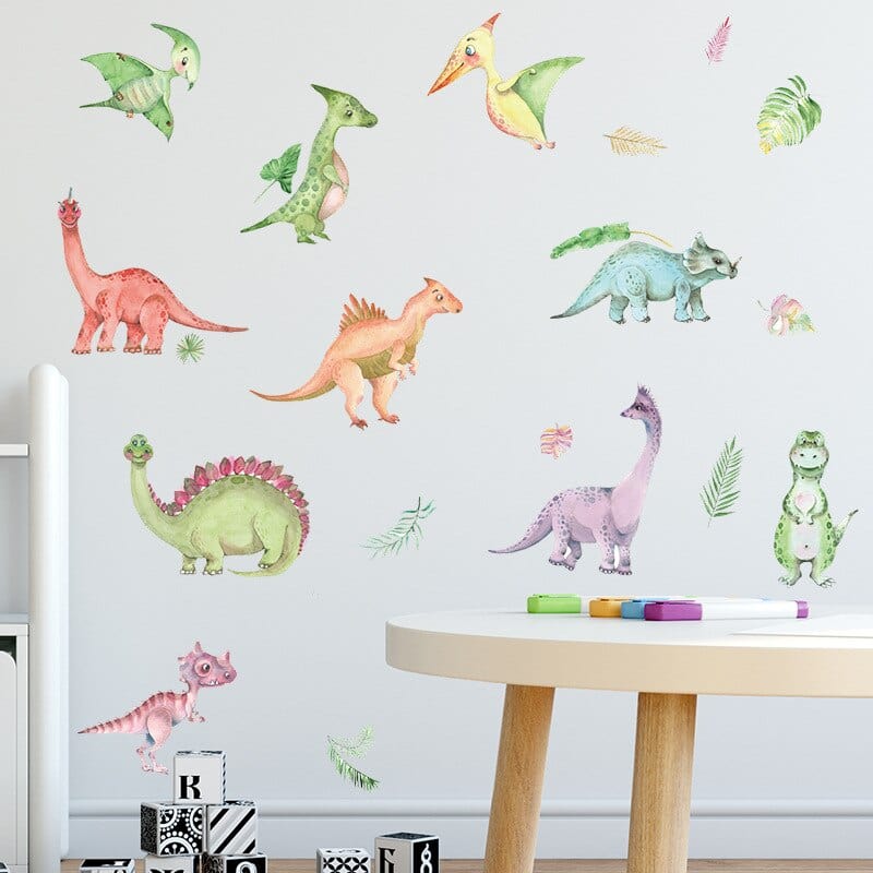 Grand Stickers Dinosaure Chambre Bébé Tresor Otaku