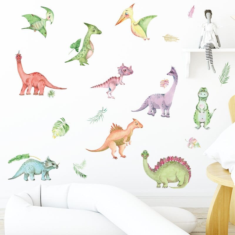 Grand Stickers Dinosaure Chambre Bébé Tresor Otaku