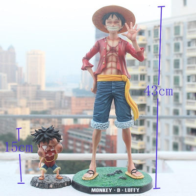 Grande Figurine Luffy 43 cm Tresor Otaku