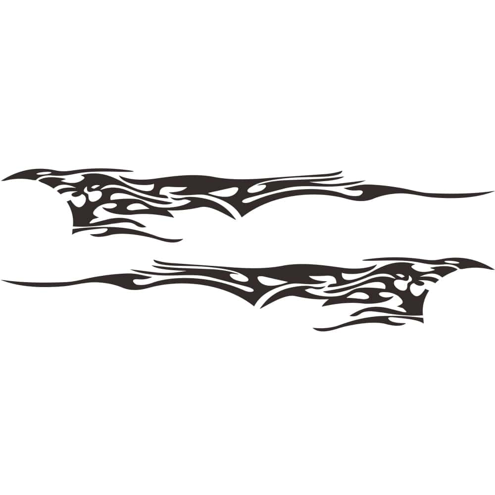 Sticker Autocollant Voiture Noir Tresor Otaku