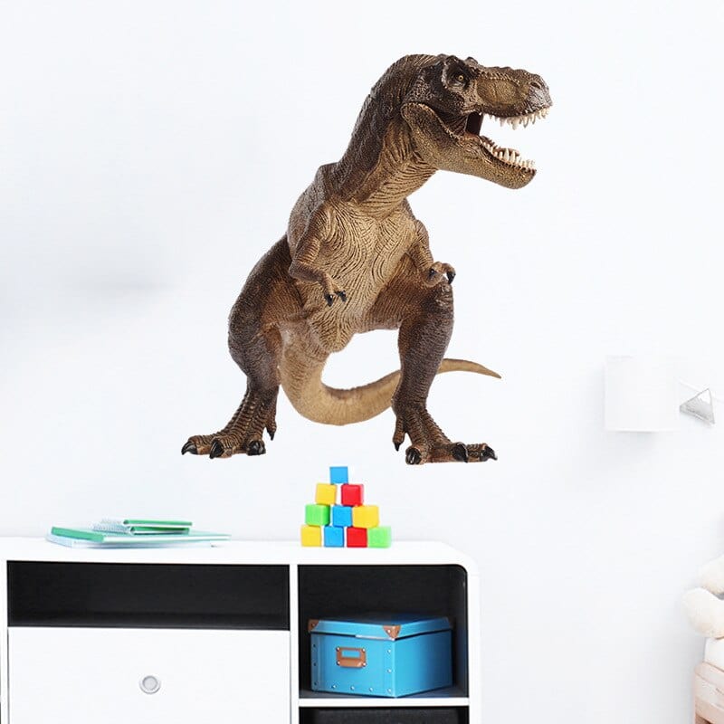 Sticker Mural Chambre Garçon Dinosaure XXL Tresor Otaku