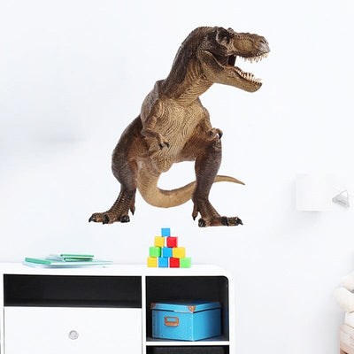 Sticker Mural Chambre Garçon Dinosaure XXL Tresor Otaku