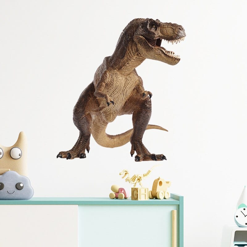 Sticker Mural Chambre Garçon Dinosaure XXL Tresor Otaku