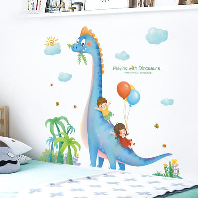 Sticker Mural Dinosaure Géant Tresor Otaku