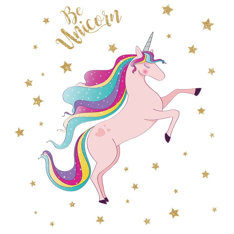 Sticker Mural Licorne Tresor Otaku