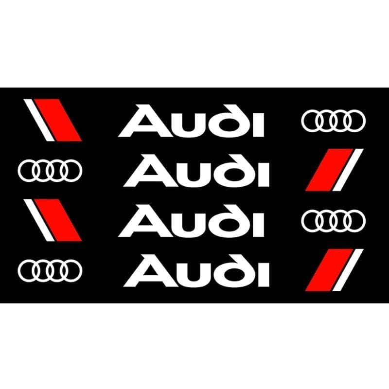 Stickers Audi Sport Blanc Tresor Otaku