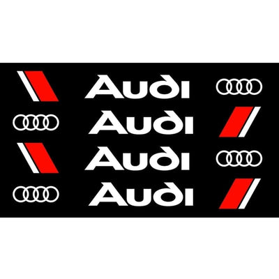 Stickers Audi Sport Blanc Tresor Otaku