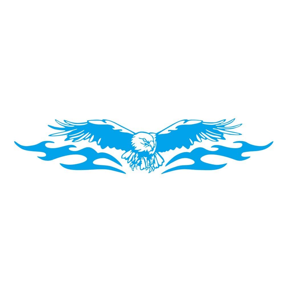 Stickers Capot Voiture<br>Aigle Royal Bleu Tresor Otaku