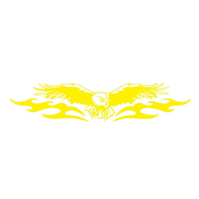 Stickers Capot Voiture<br>Aigle Royal Jaune Tresor Otaku