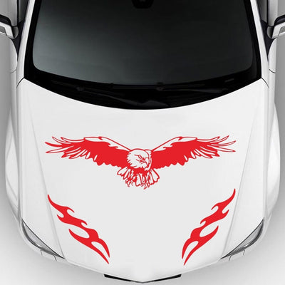 Stickers Capot Voiture<br>Aigle Royal Tresor Otaku